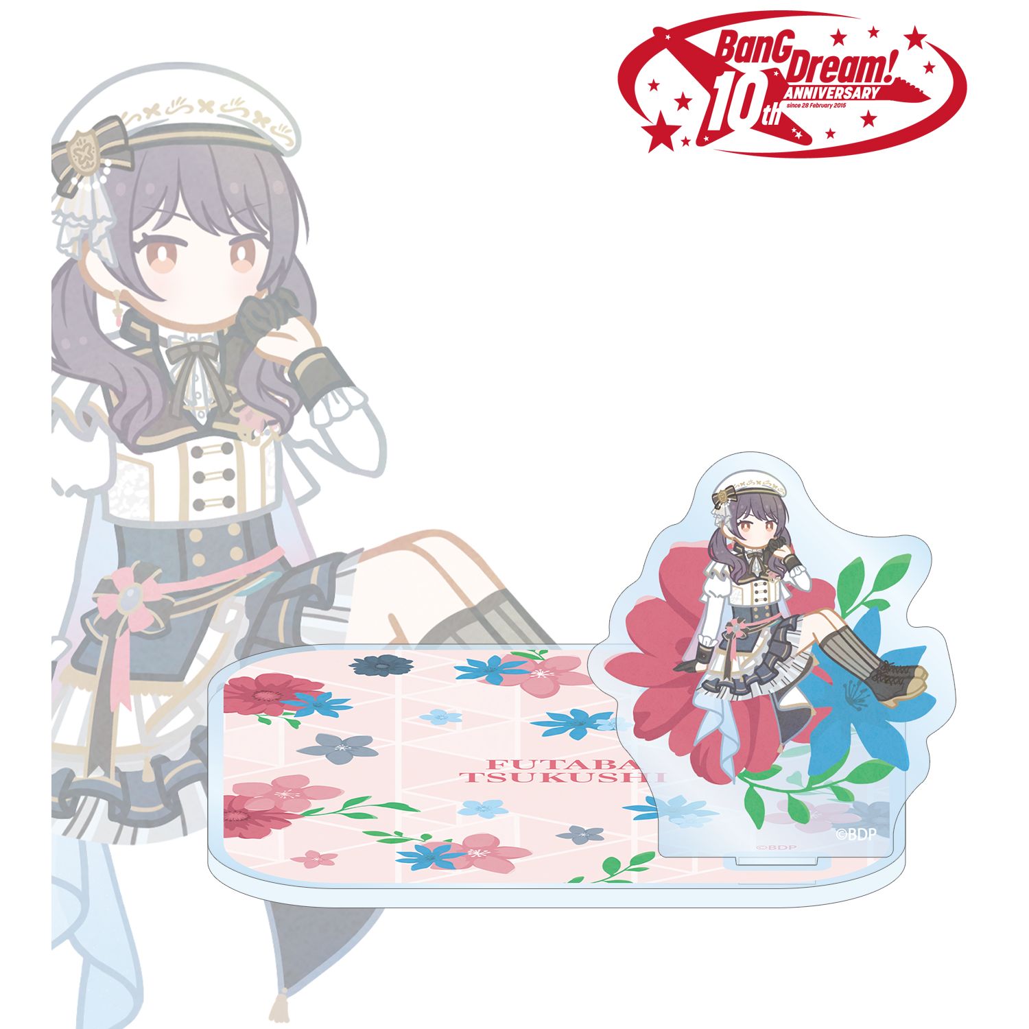 BanG Dream!_二葉 つくし Botania アクリルスタンド付きコースター