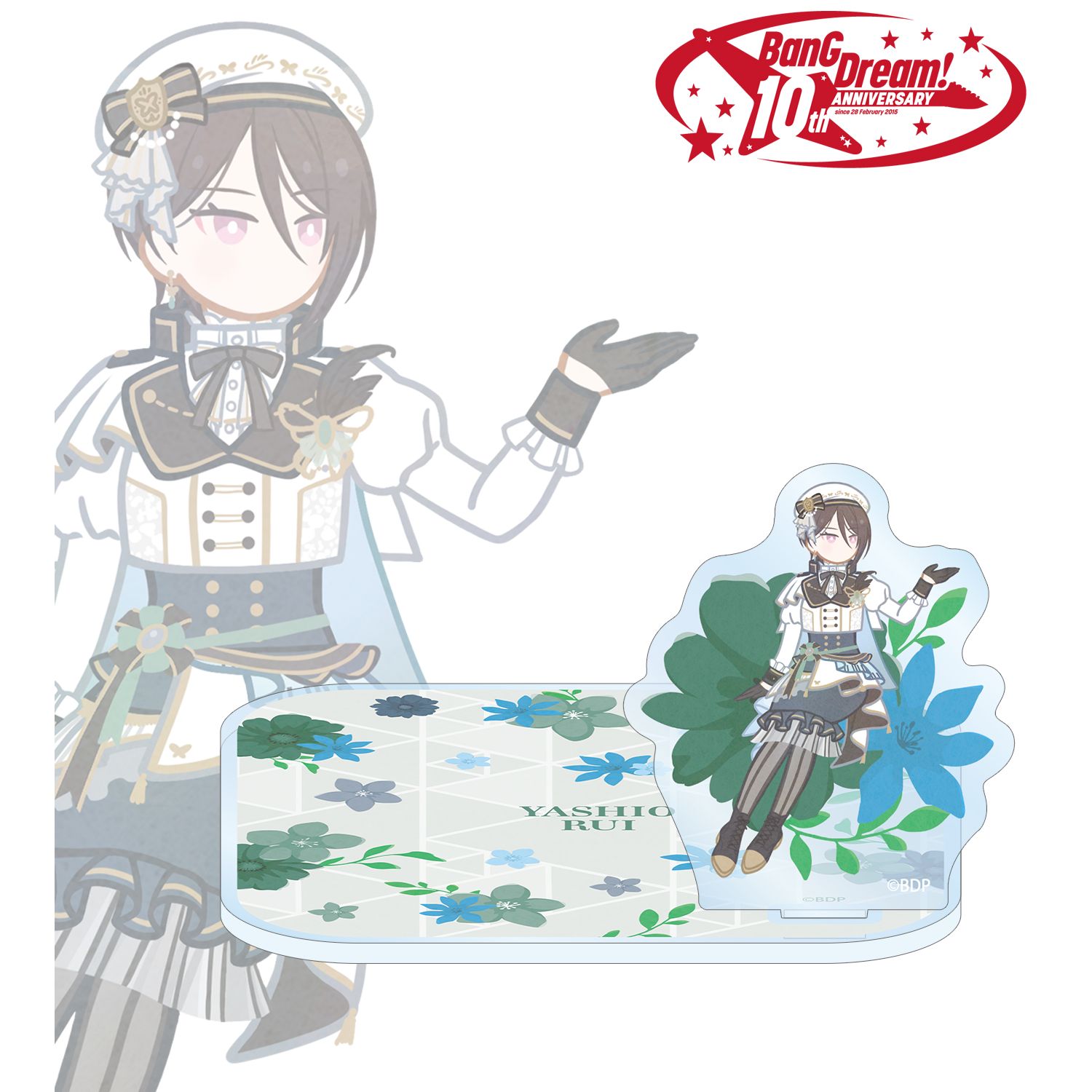 BanG Dream!_八潮 瑠唯 Botania アクリルスタンド付きコースター