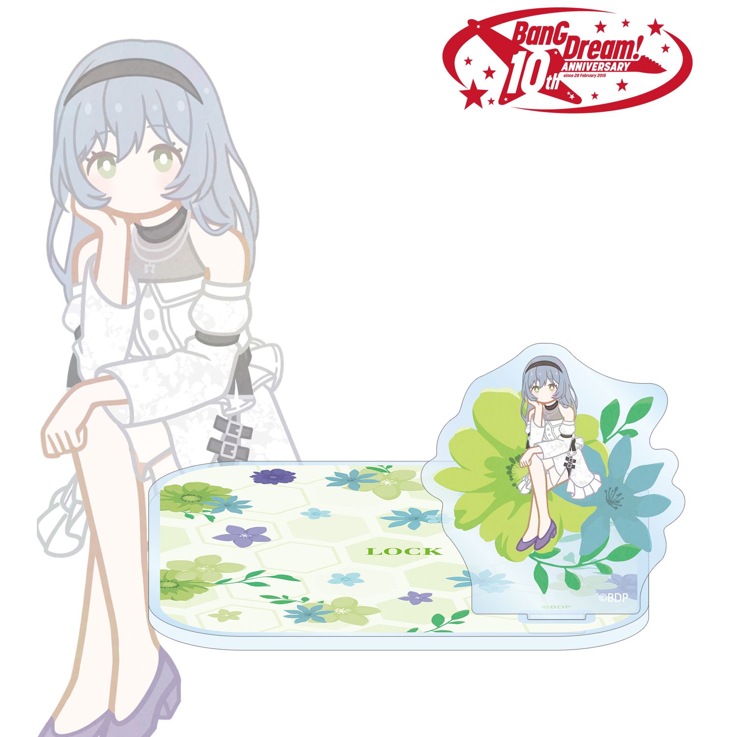 BanG Dream!_ロック Botania アクリルスタンド付きコースター