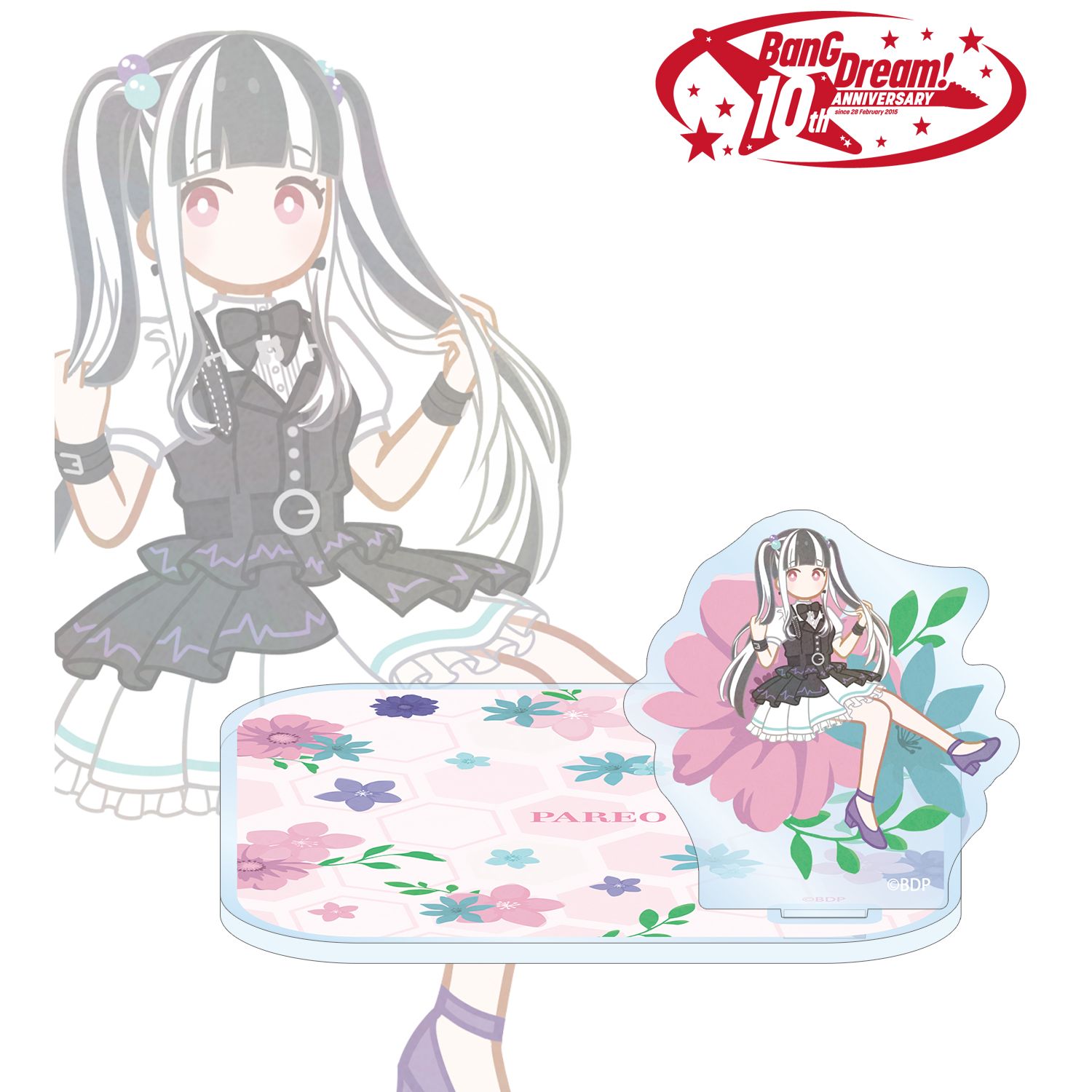 BanG Dream!_パレオ Botania アクリルスタンド付きコースター