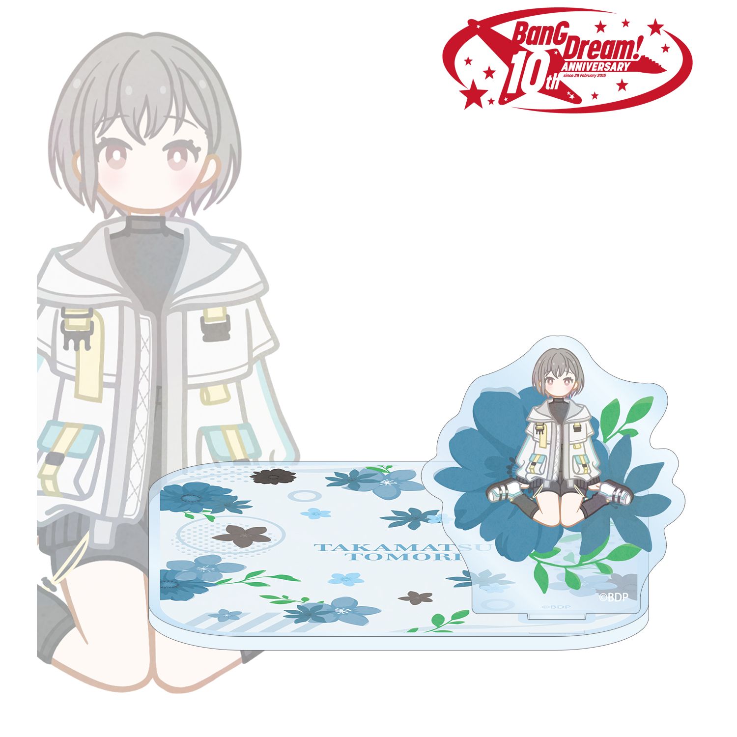 BanG Dream!_高松 燈 Botania アクリルスタンド付きコースター