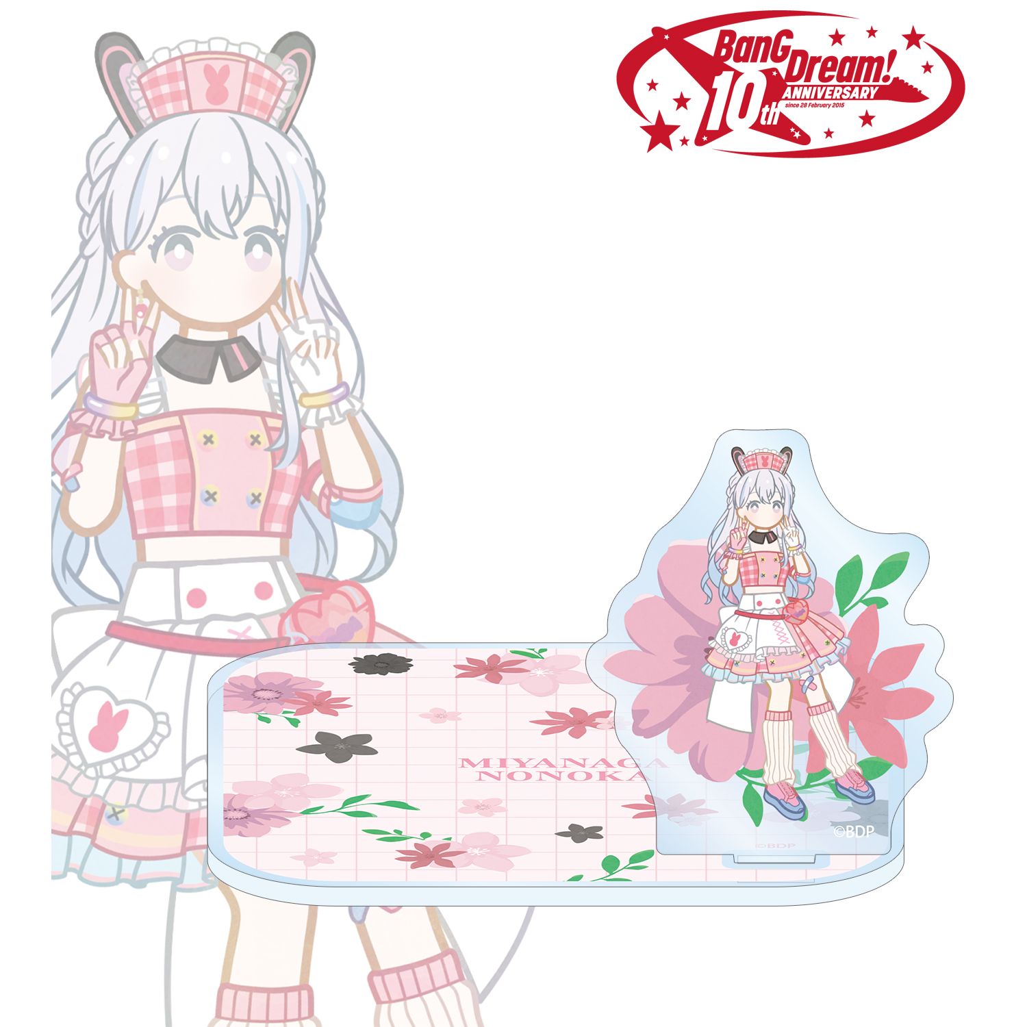 BanG Dream!_宮永 ののか Botania アクリルスタンド付きコースター
