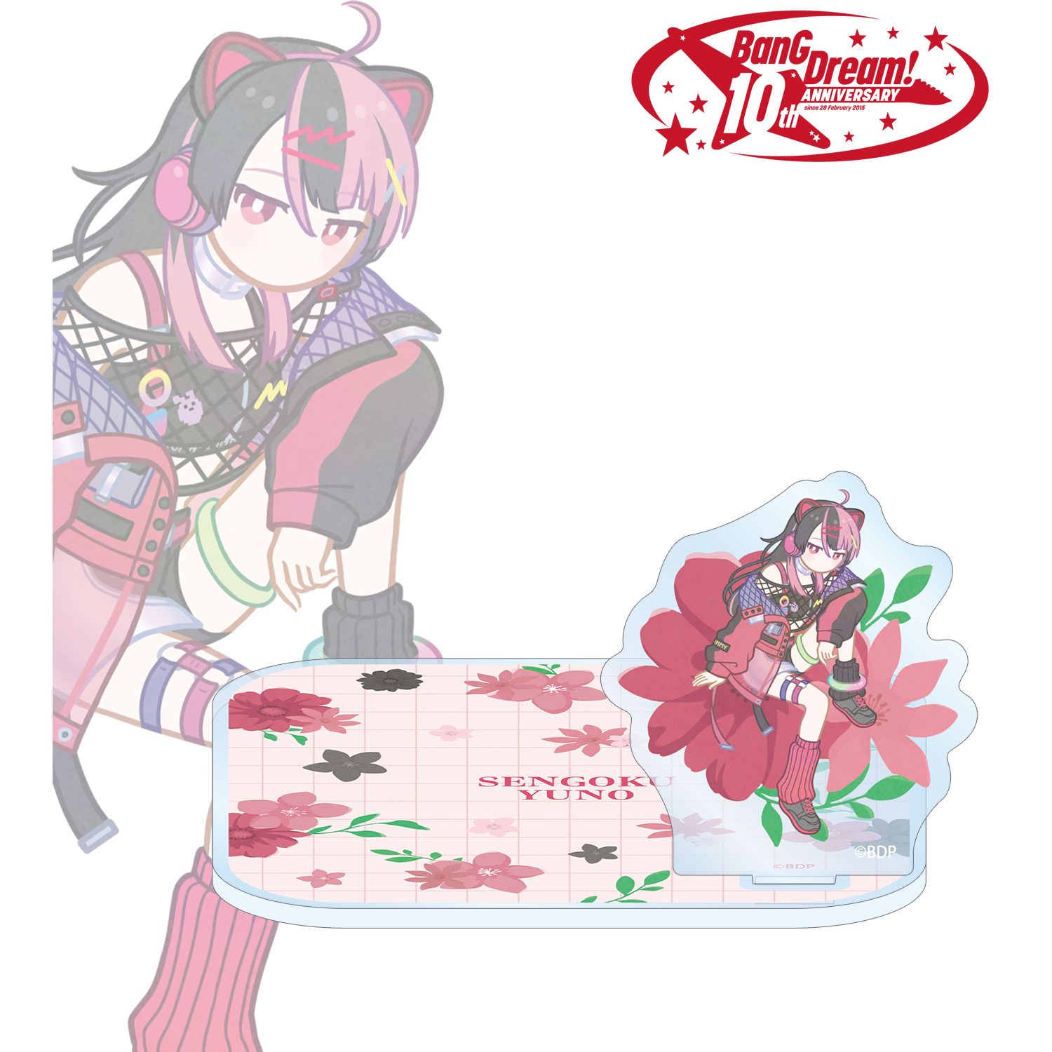 BanG Dream!_千石 ユノ Botania アクリルスタンド付きコースター