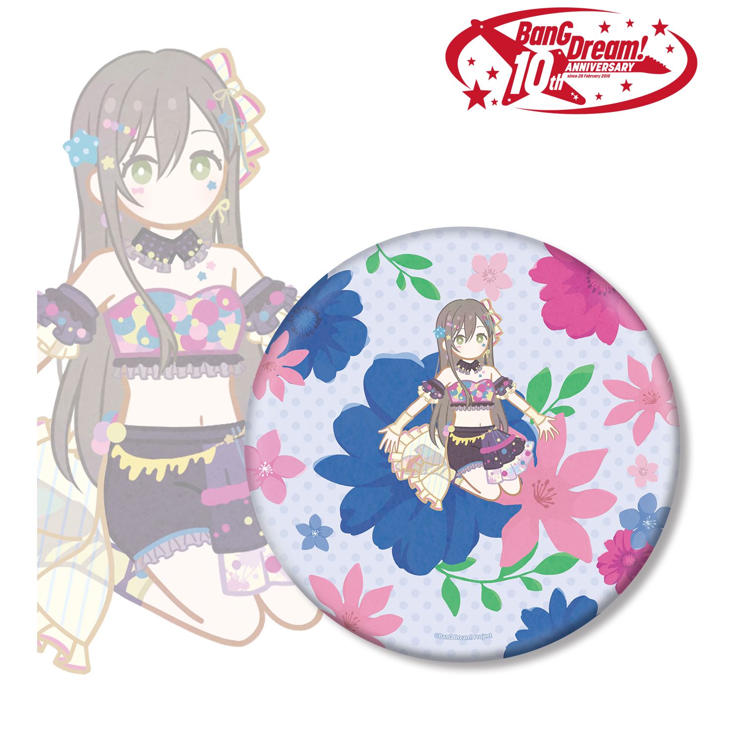 BanG Dream!_花園 たえ Botania BIG缶バッジ