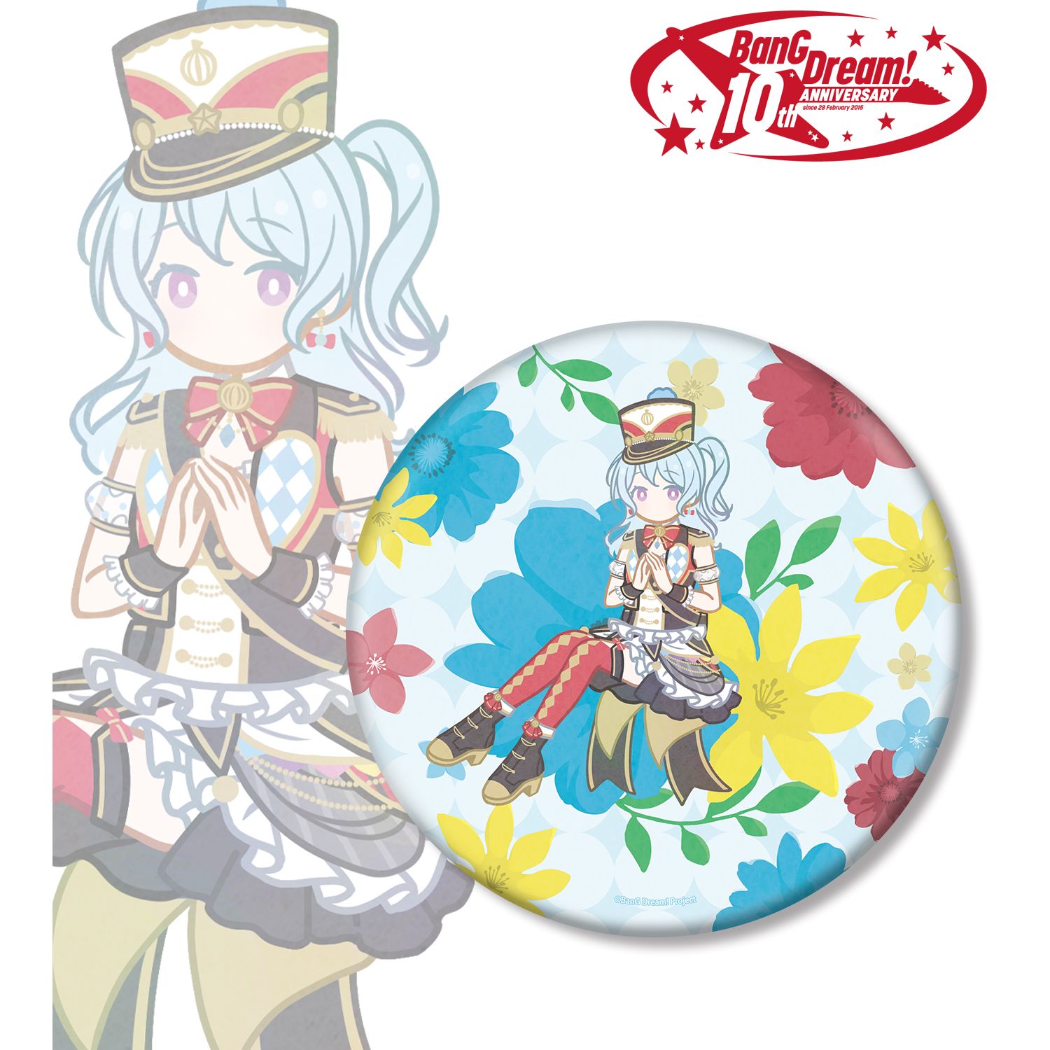 BanG Dream!_松原 花音 Botania BIG缶バッジ
