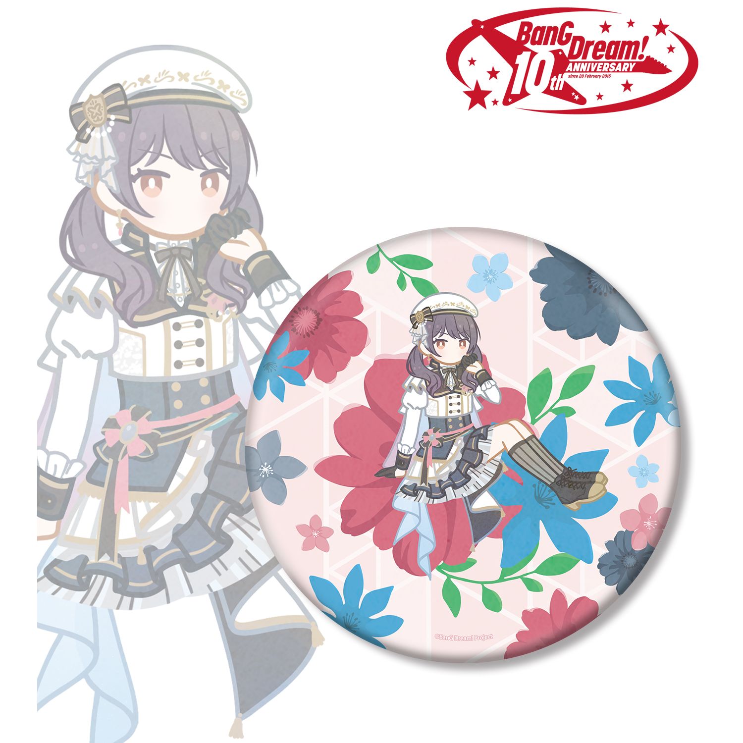 BanG Dream!_二葉 つくし Botania BIG缶バッジ