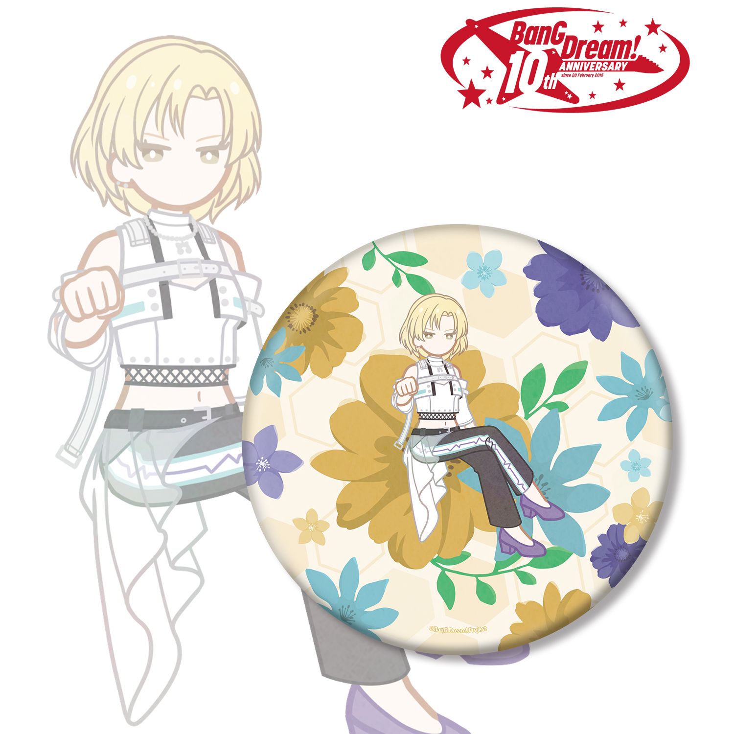 BanG Dream!_マスキング Botania BIG缶バッジ