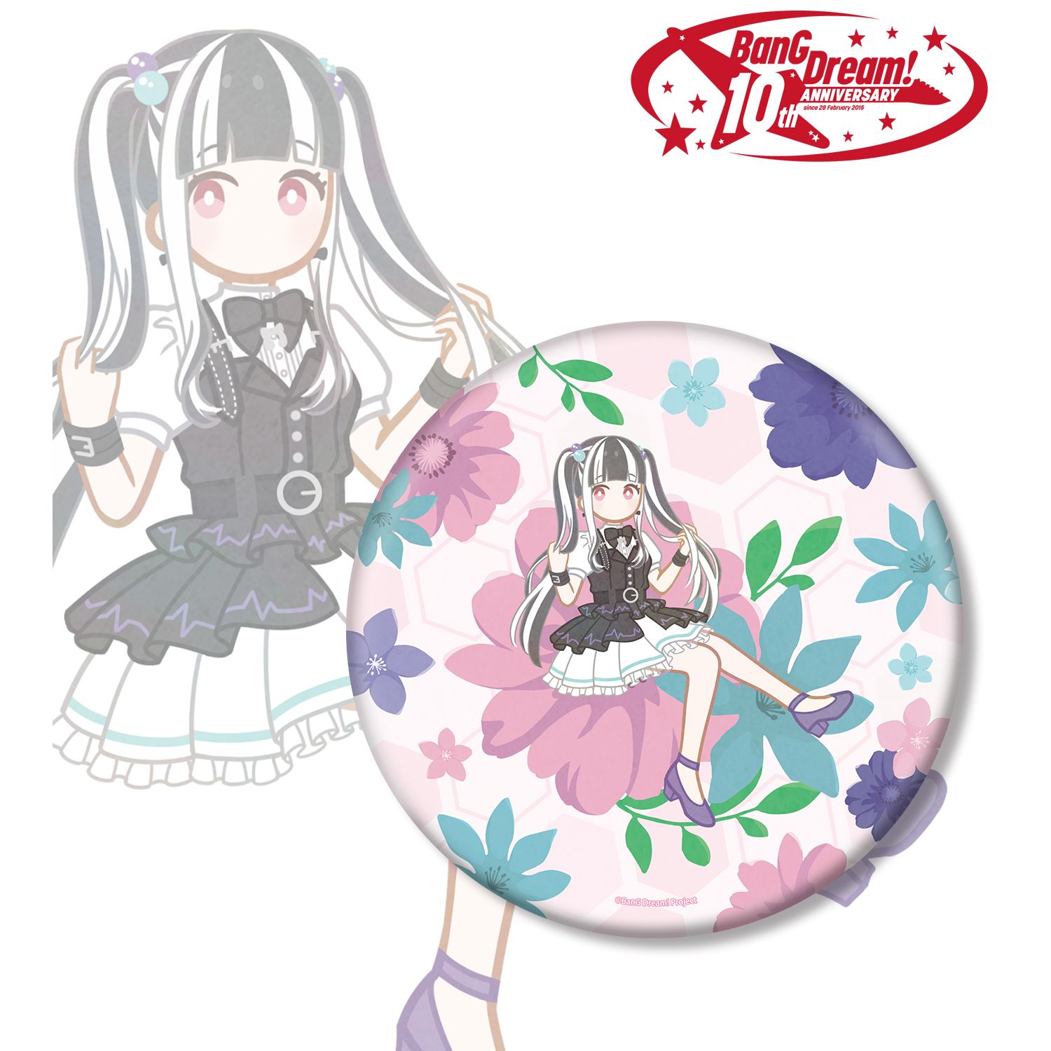 BanG Dream!_パレオ Botania BIG缶バッジ