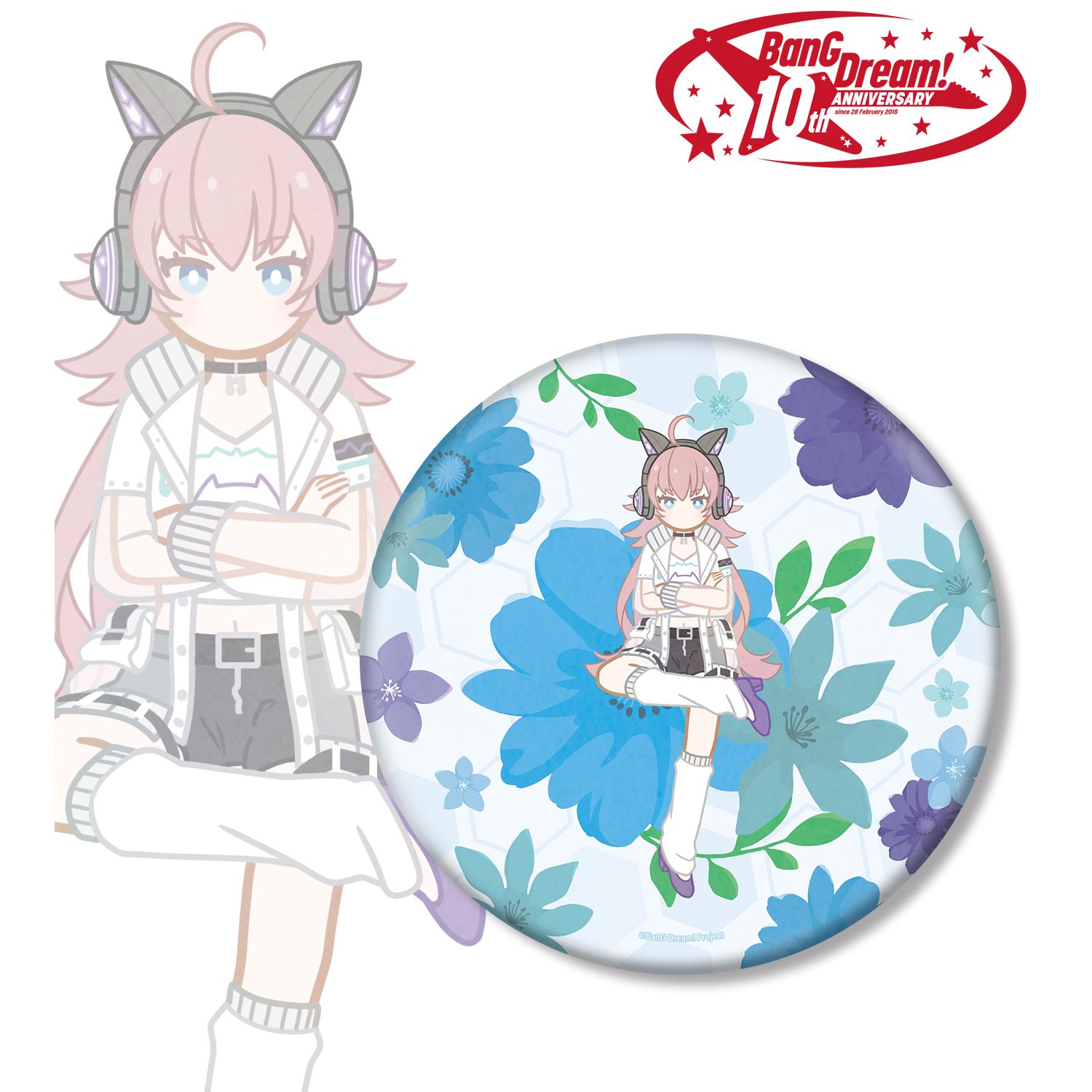 BanG Dream!_チュチュ Botania BIG缶バッジ