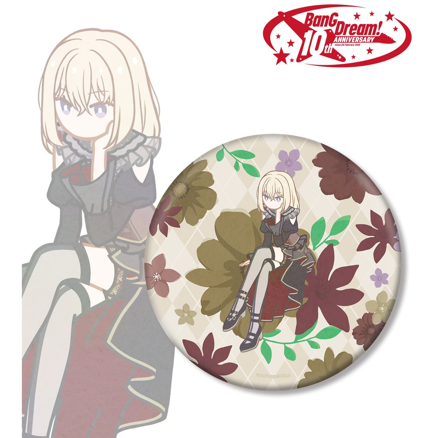 BanG Dream!_ドロリス Botania BIG缶バッジ