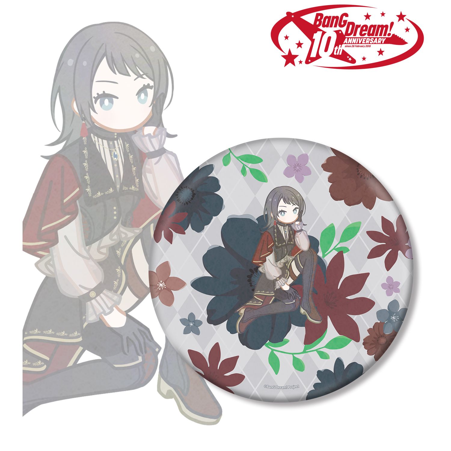 BanG Dream!_ティモリス Botania BIG缶バッジ