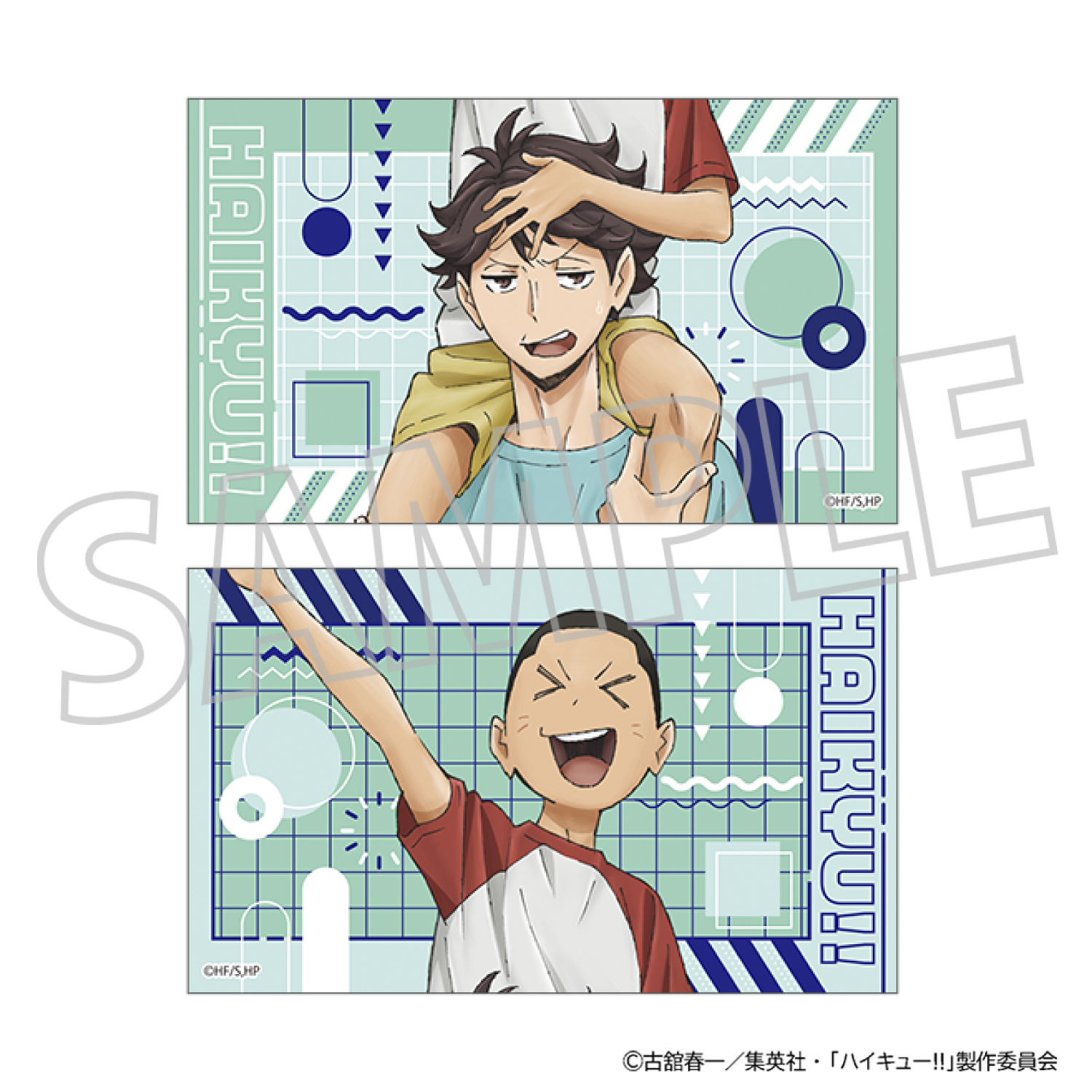 ハイキュー!!_ステッカーセット／及川 徹・及川 猛 血縁シリーズ