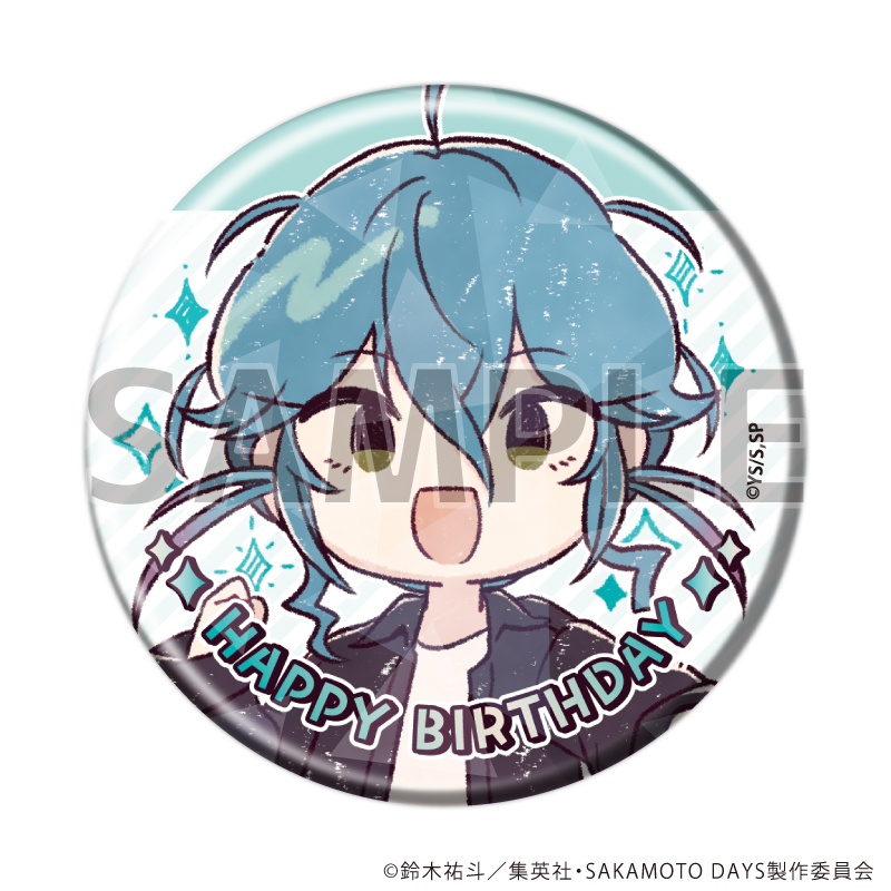 SAKAMOTO DAYS_(57mm)_ホログラム缶バッジ21/赤尾晶 誕生日ver.(グラフ