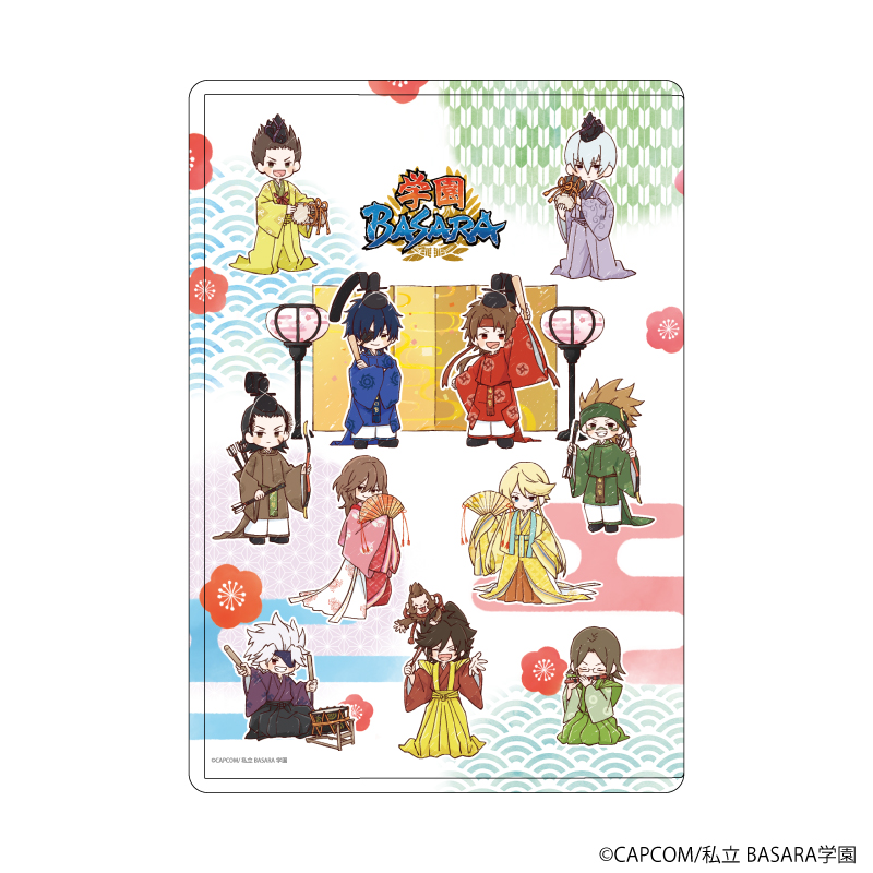 学園BASARA_キャラクリアケース11/集合デザイン ひな祭りver.(グラフアートイラスト)