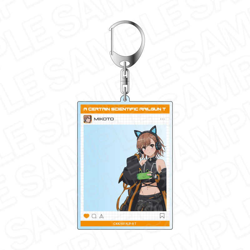 とある科学の超電磁砲T_SNS風アクリルキーホルダー 御坂美琴 ゲーミング ver.