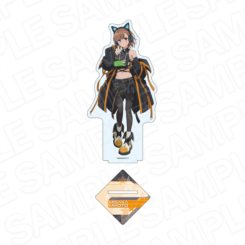 とある科学の超電磁砲T_ホログラムデカアクリルスタンド 御坂美琴 ゲーミング ver.