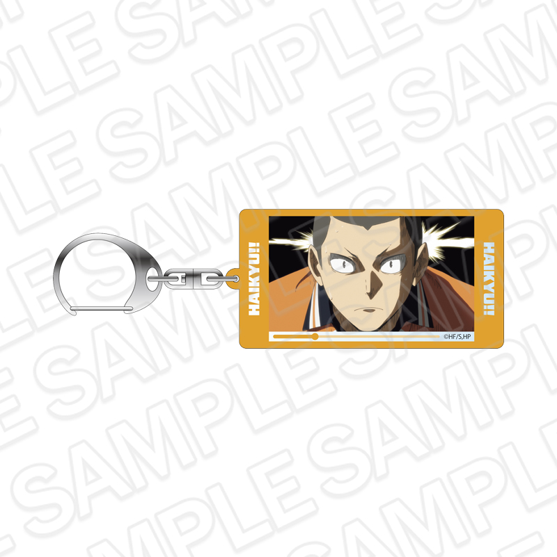 ハイキュー!!_オーロラアクリルキーホルダー 田中龍之介