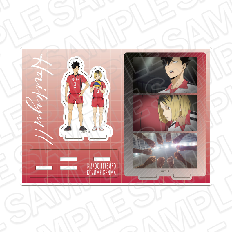 ハイキュー!!_アクリルジオラマ 黒尾鉄朗・孤爪研磨