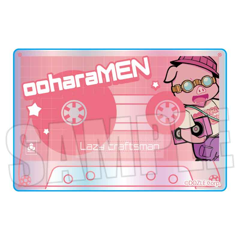 ドズル社_キラキラミニアクリルブロック おおはらMEN(Rhythm DOZLE Corp.)