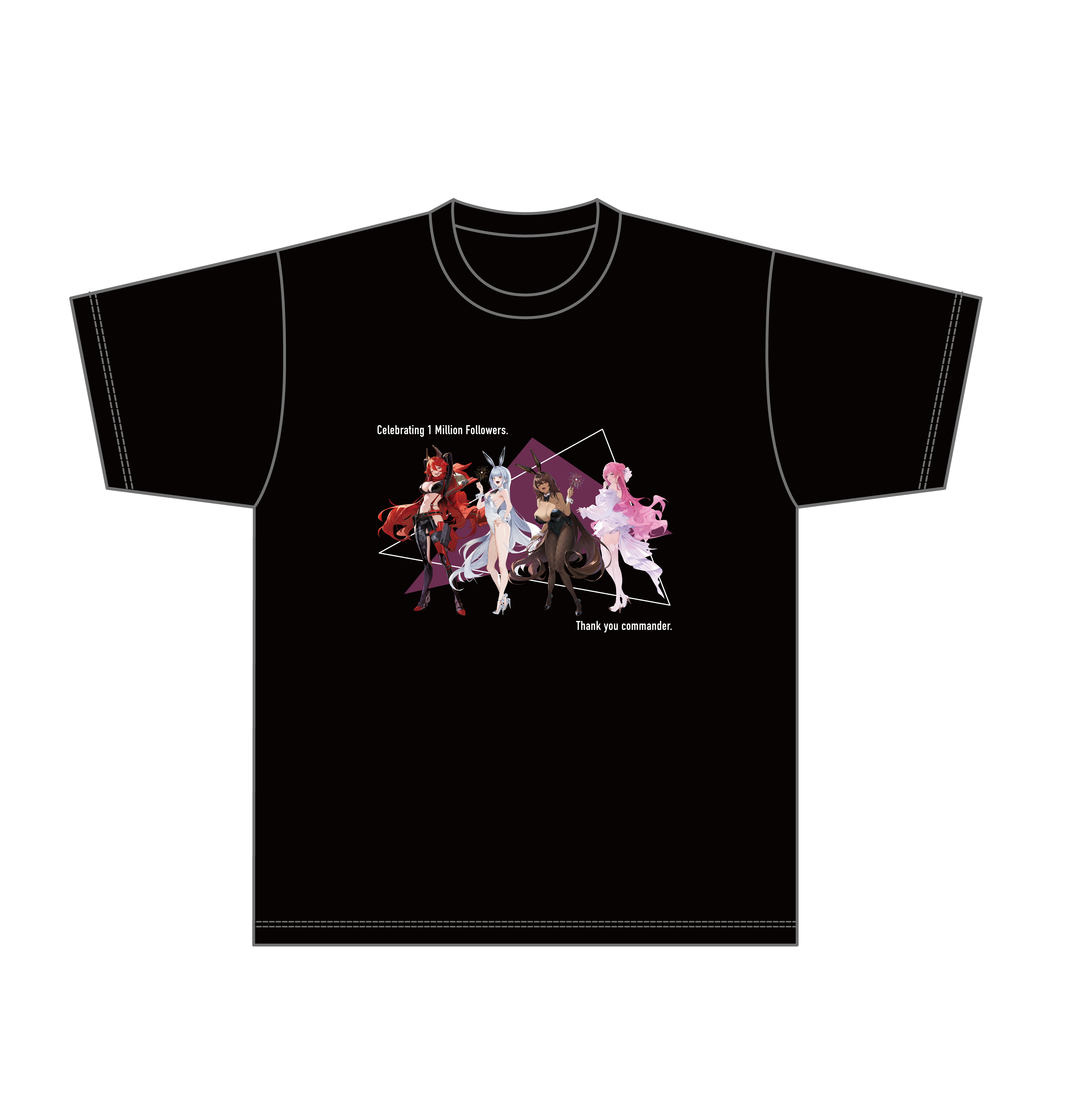 勝利の女神:NIKKE_（Mサイズ）_メモリアルTシャツ／F