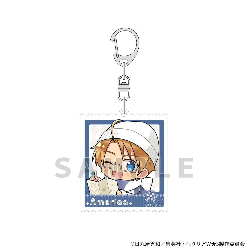 ヘタリア World★Stars_アクリルキーホルダー(アメリカ/ウィンターバケーション)