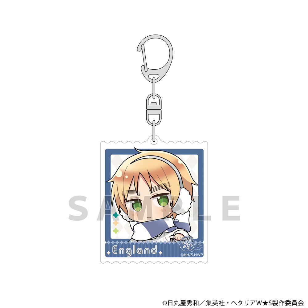 ヘタリア World★Stars_アクリルキーホルダー(イギリス/ウィンターバケーション)