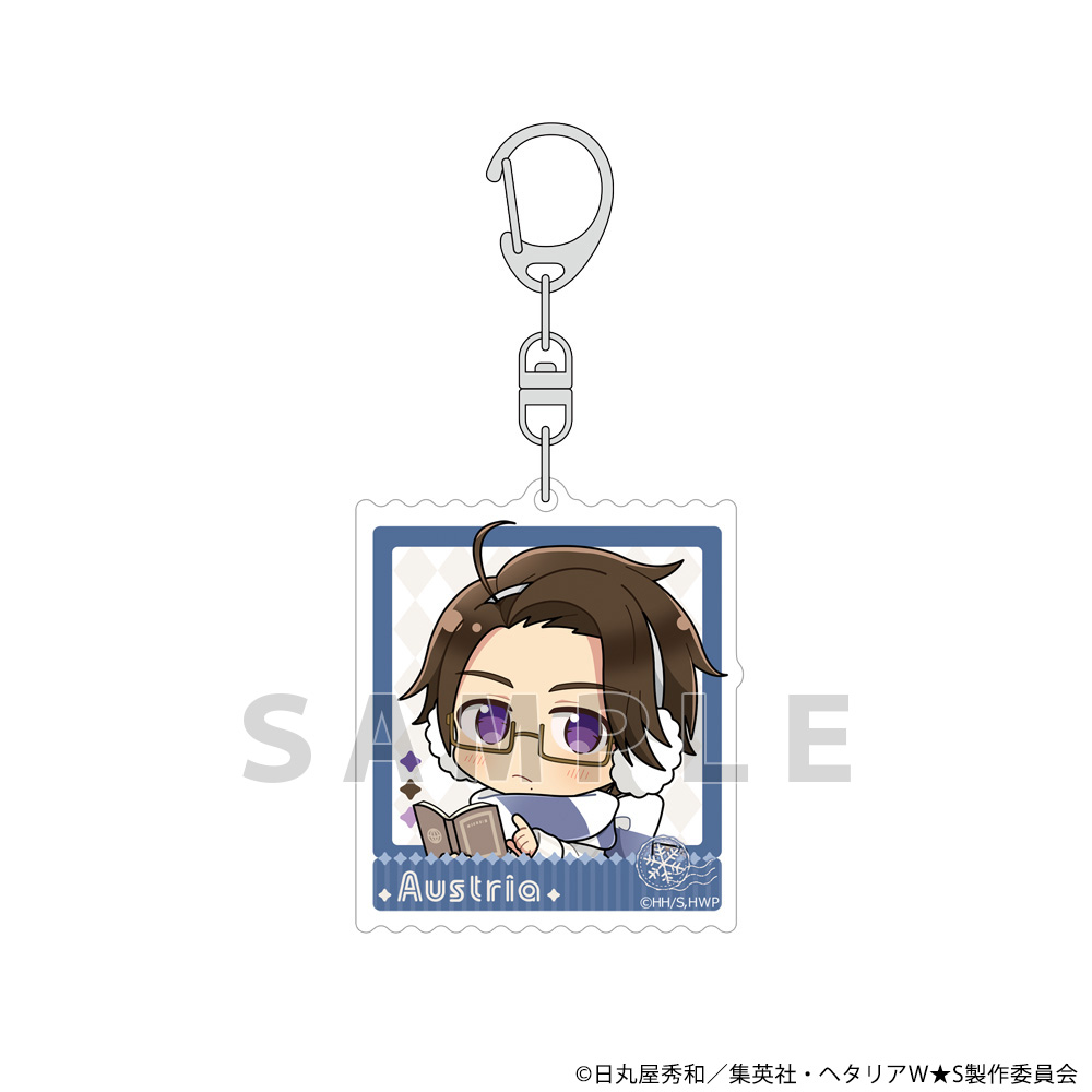 ヘタリア World★Stars_アクリルキーホルダー(オーストリア/ウィンターバケーション)