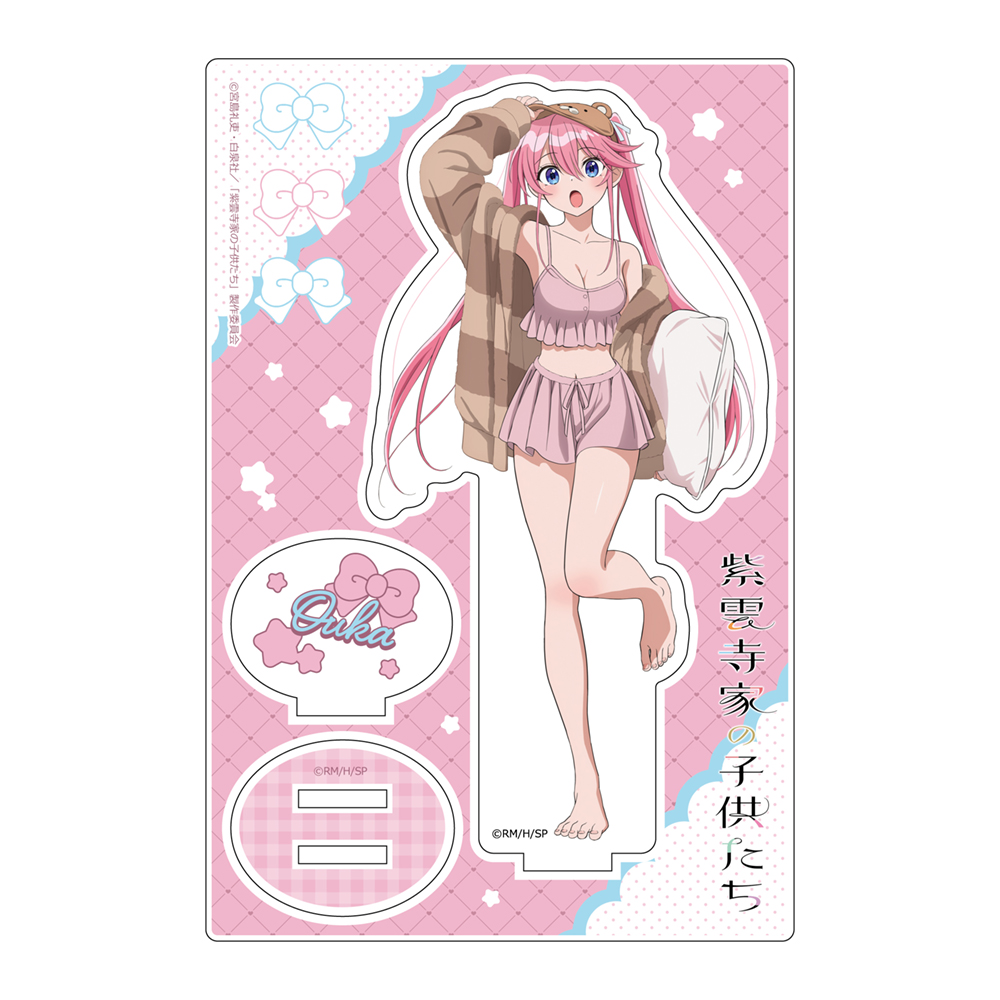 紫雲寺家の子供たち_描き下ろしアクリルスタンド(紫雲寺謳華/ルームウェア)