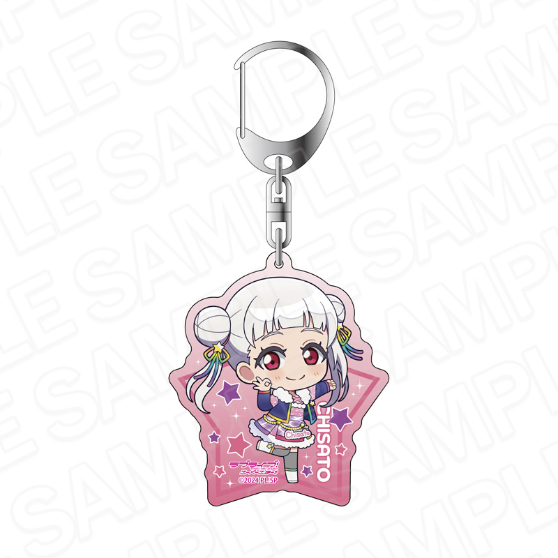 ラブライブ!スーパースター!!_ホログラムキーホルダー 嵐 千砂都 イルミネーション デフォルメ ver.