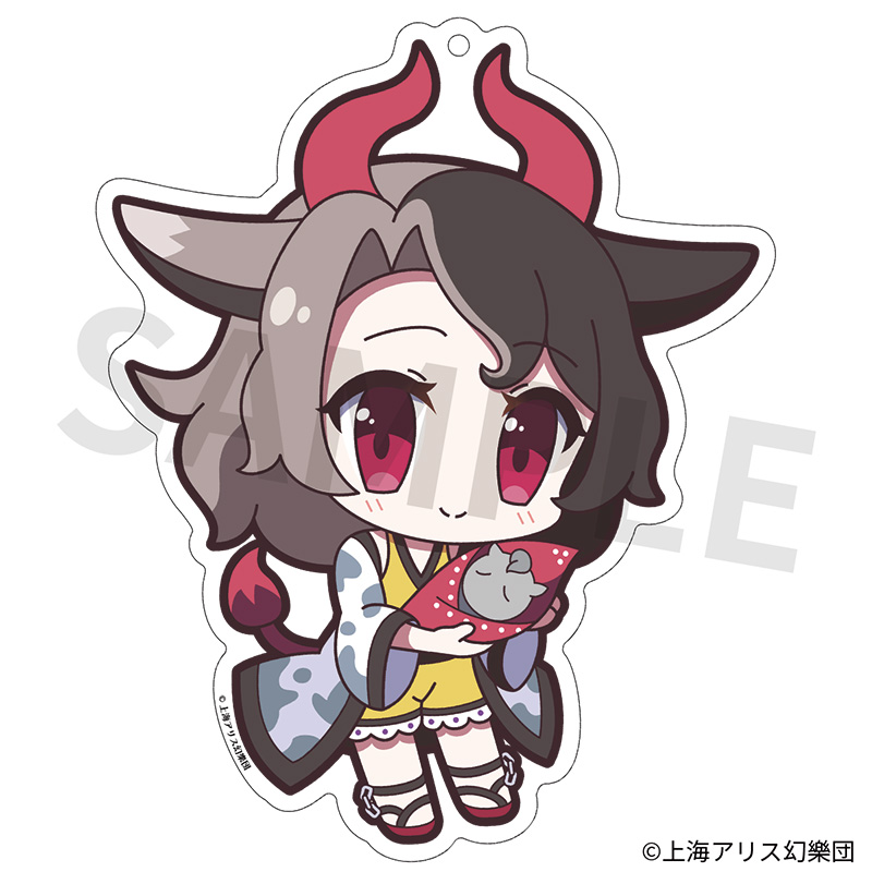 東方Project_アクリルキーホルダー ゆるっととうほう 183 牛崎潤美