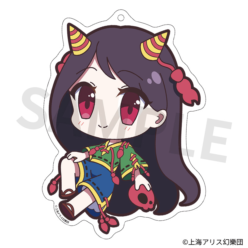 東方Project_アクリルキーホルダー ゆるっととうほう 188 日白残無