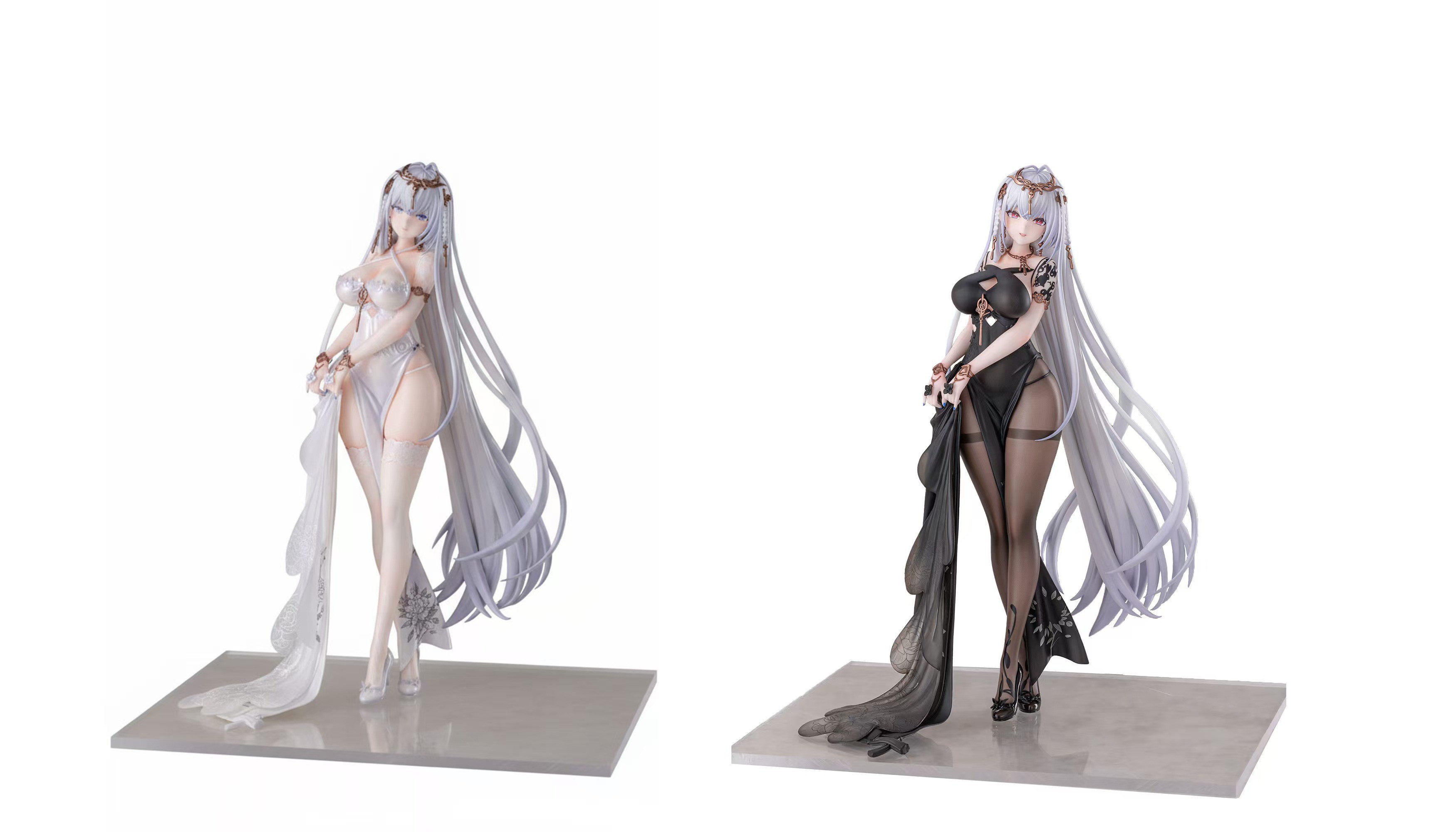 アズールレーン_AniGame エムデン 水月のリチェルカーレVer. 1/6スケール塗装済完成品フィギュア(白&黒 2体セット)