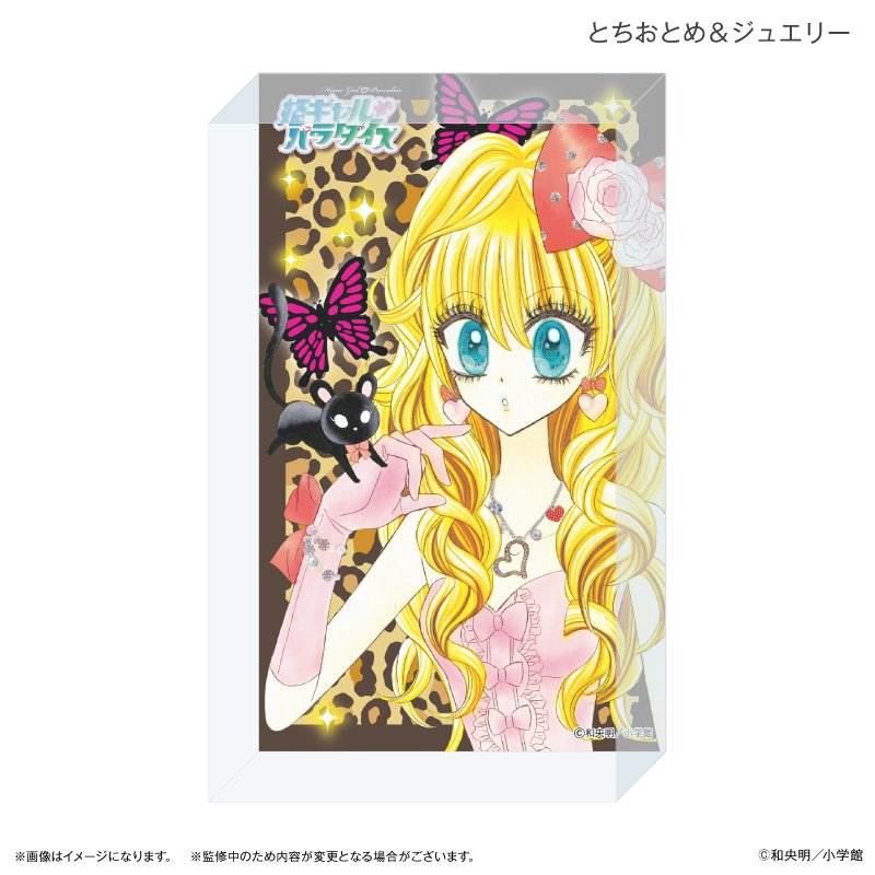 姫ギャル?パラダイス_アクリルブロック とちおとめ&ジュエリー