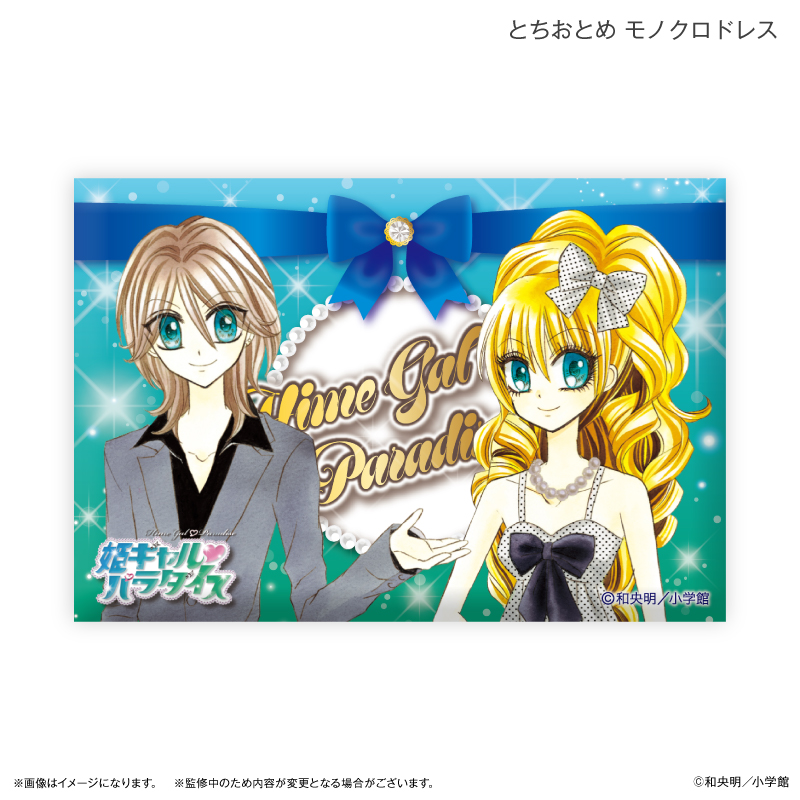 姫ギャル?パラダイス_ミニアートスタンド とちおとめ モノクロドレス