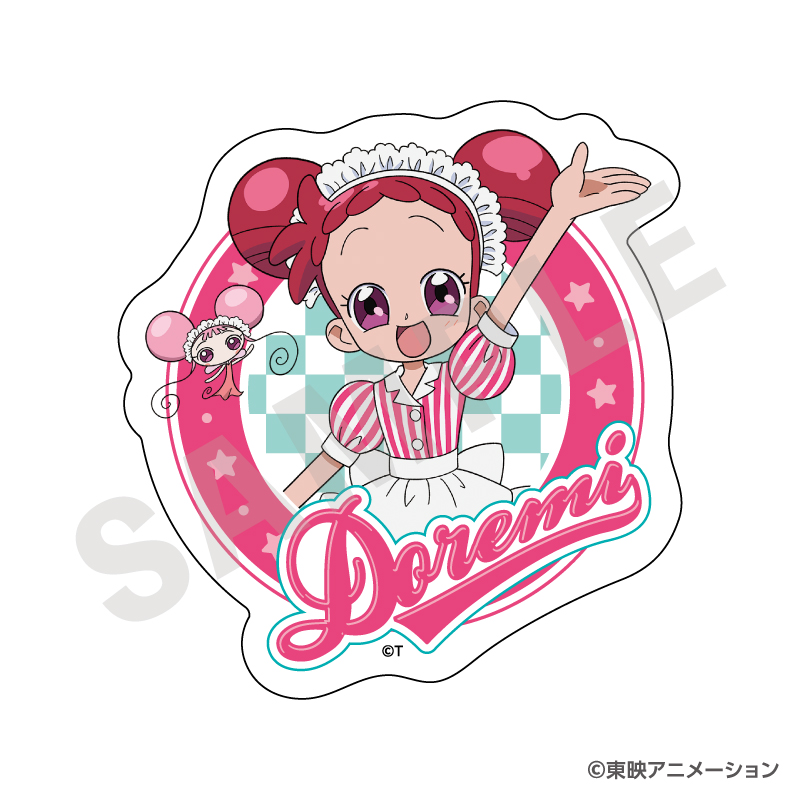 おジャ魔女どれみ_ダイカットステッカー ダイナースタイルver.（春風どれみ）