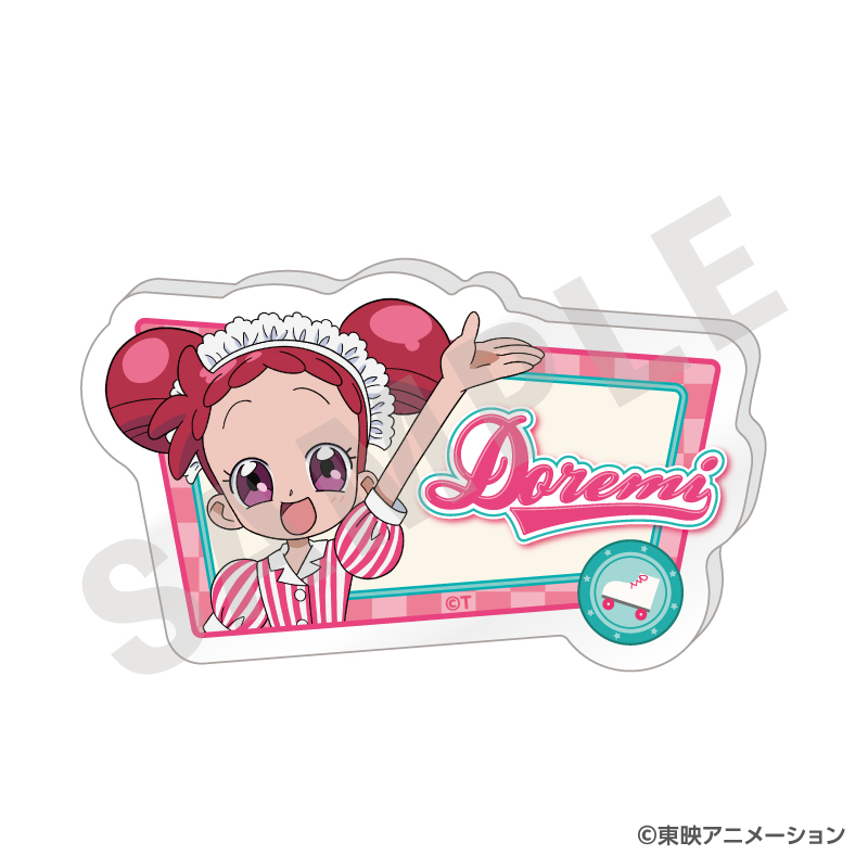 おジャ魔女どれみ_お名前バッジ ダイナースタイルver.（春風どれみ）