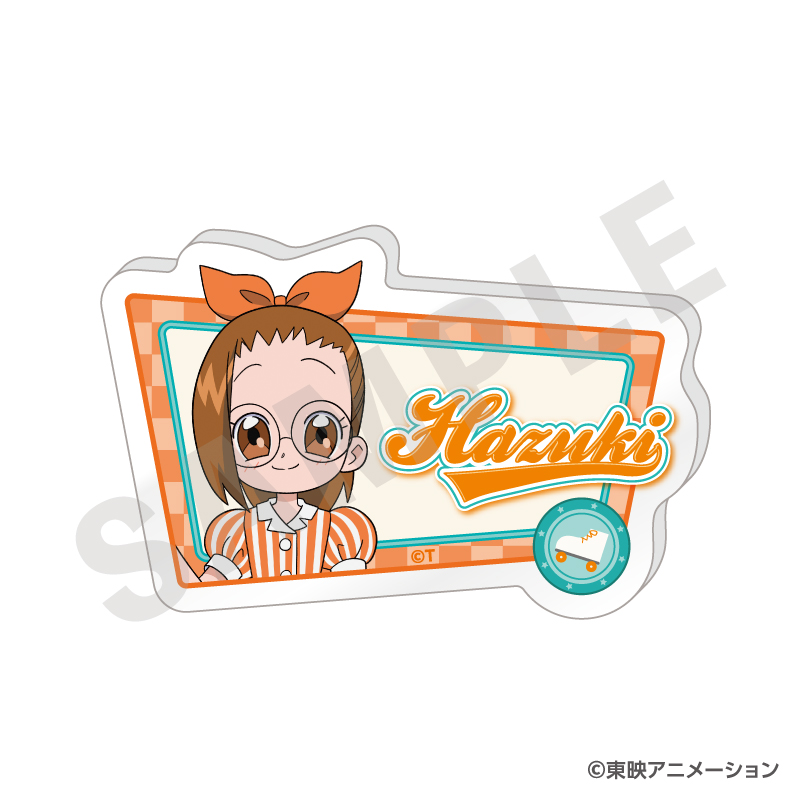 おジャ魔女どれみ_お名前バッジ ダイナースタイルver.（藤原はづき）