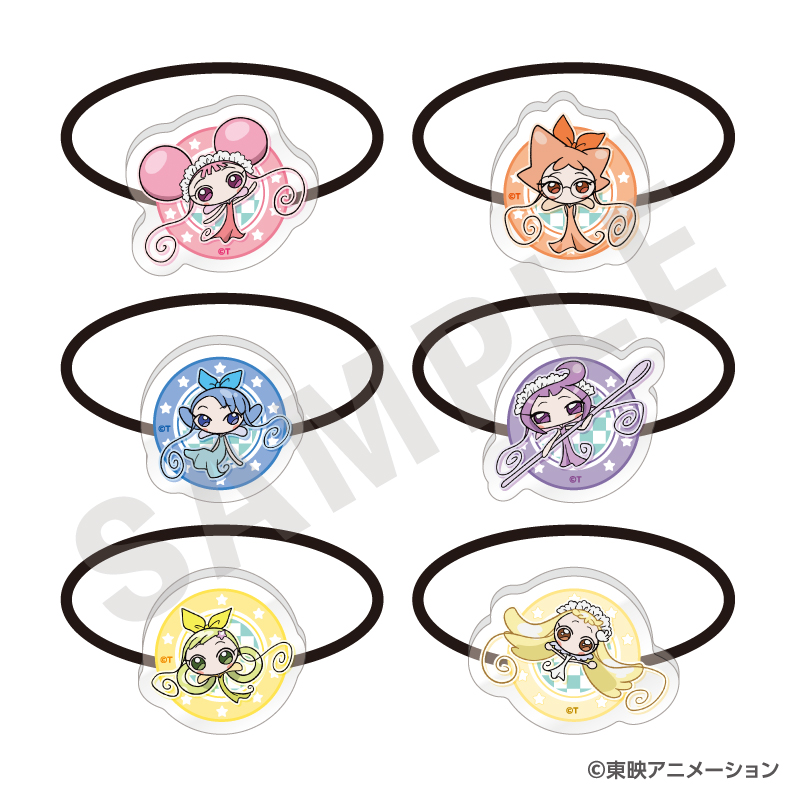 おジャ魔女どれみ_トレーディングアクリルヘアゴム ダイナースタイルver.（全6種）　【BOX／6個入り】