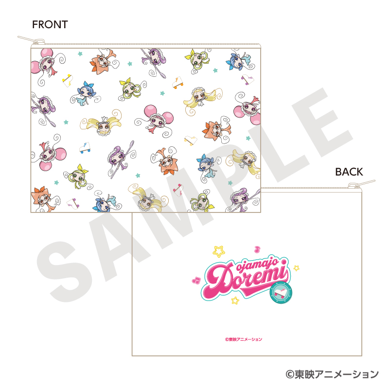 おジャ魔女どれみ_フラットポーチ ダイナースタイルver.