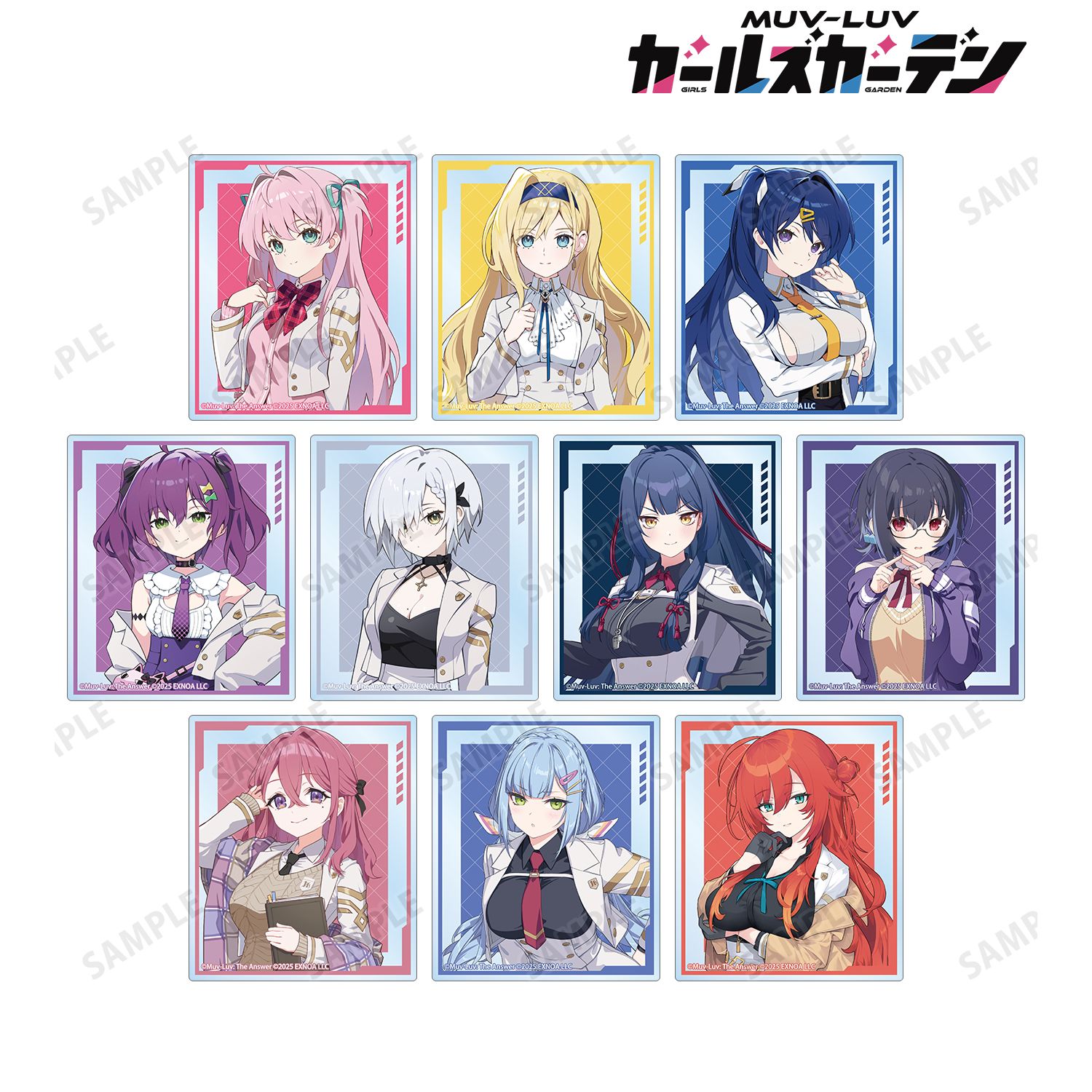 マブラヴ ガールズガーデン_トレーディングアクリルカード(単位/コンプリートBOX／10パック入り)