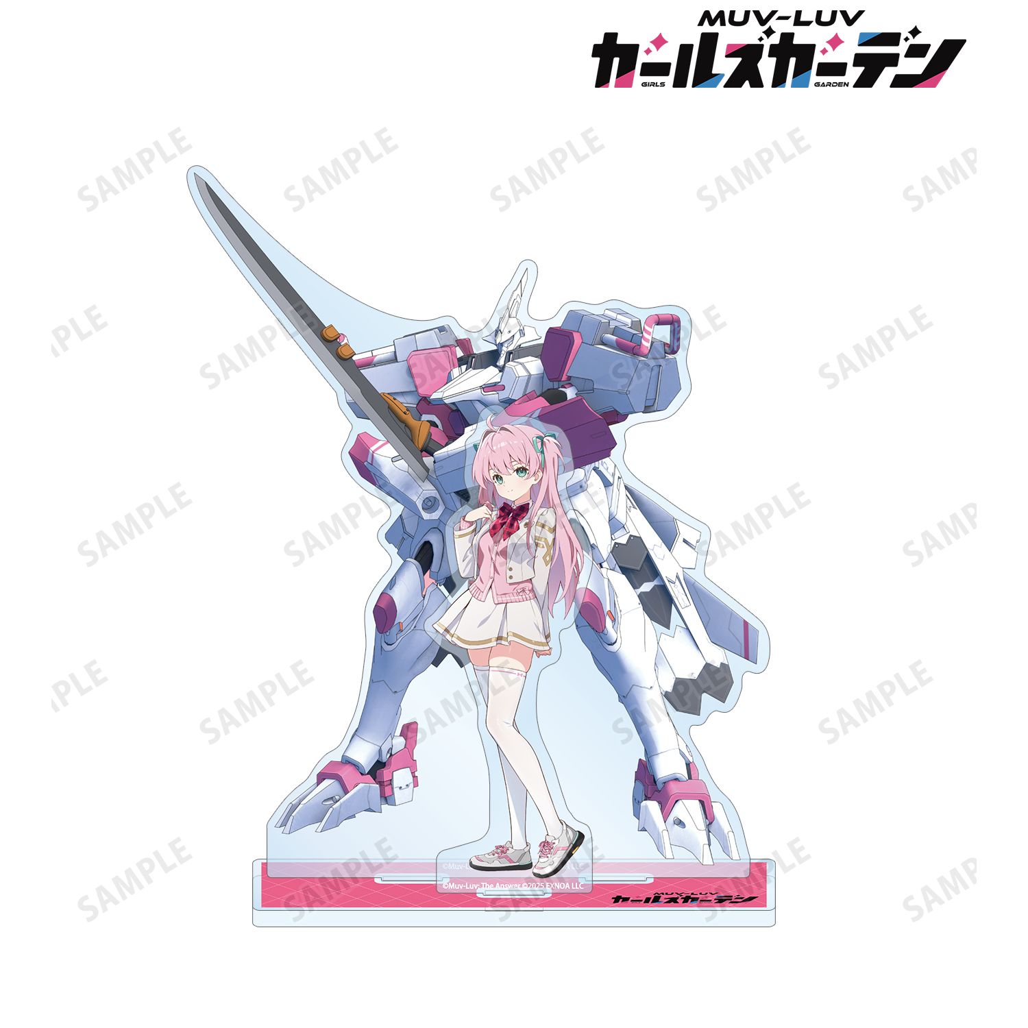 マブラヴ ガールズガーデン_桃園める アクリルジオラマスタンド