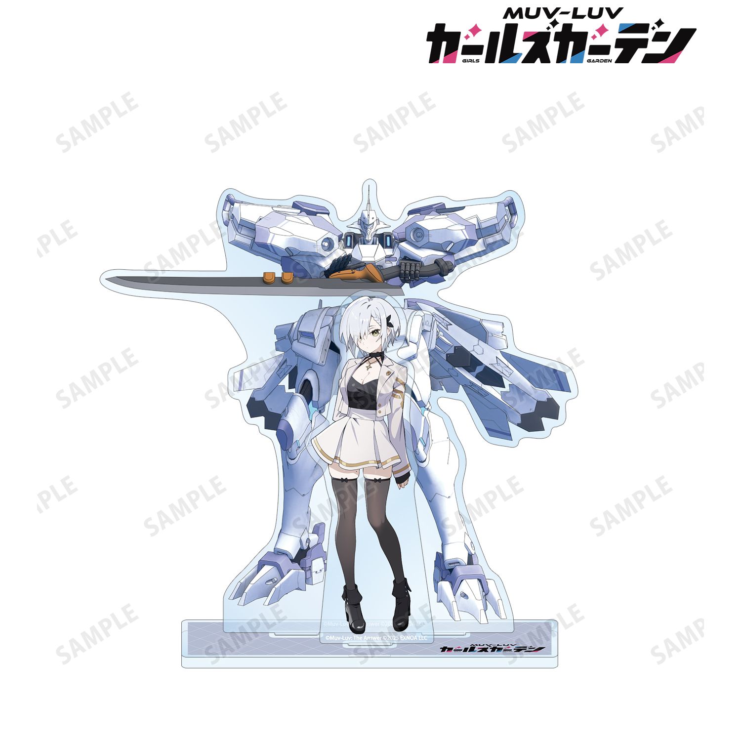 マブラヴ ガールズガーデン_一条白奈 アクリルジオラマスタンド