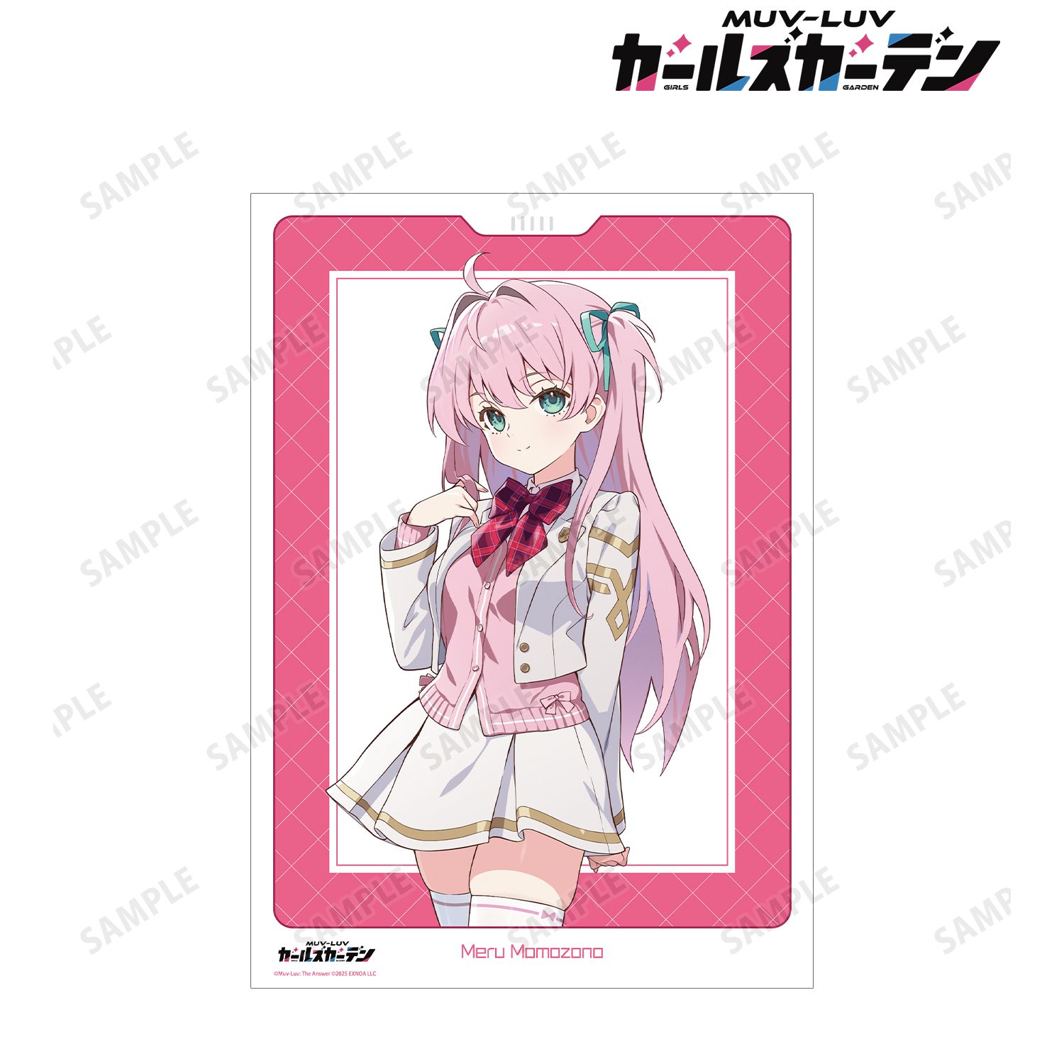 マブラヴ ガールズガーデン_桃園める A3マット加工ポスター