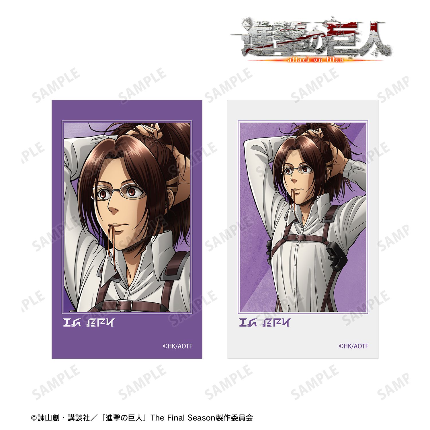 進撃の巨人_ハンジ Ani-Frame2枚セット