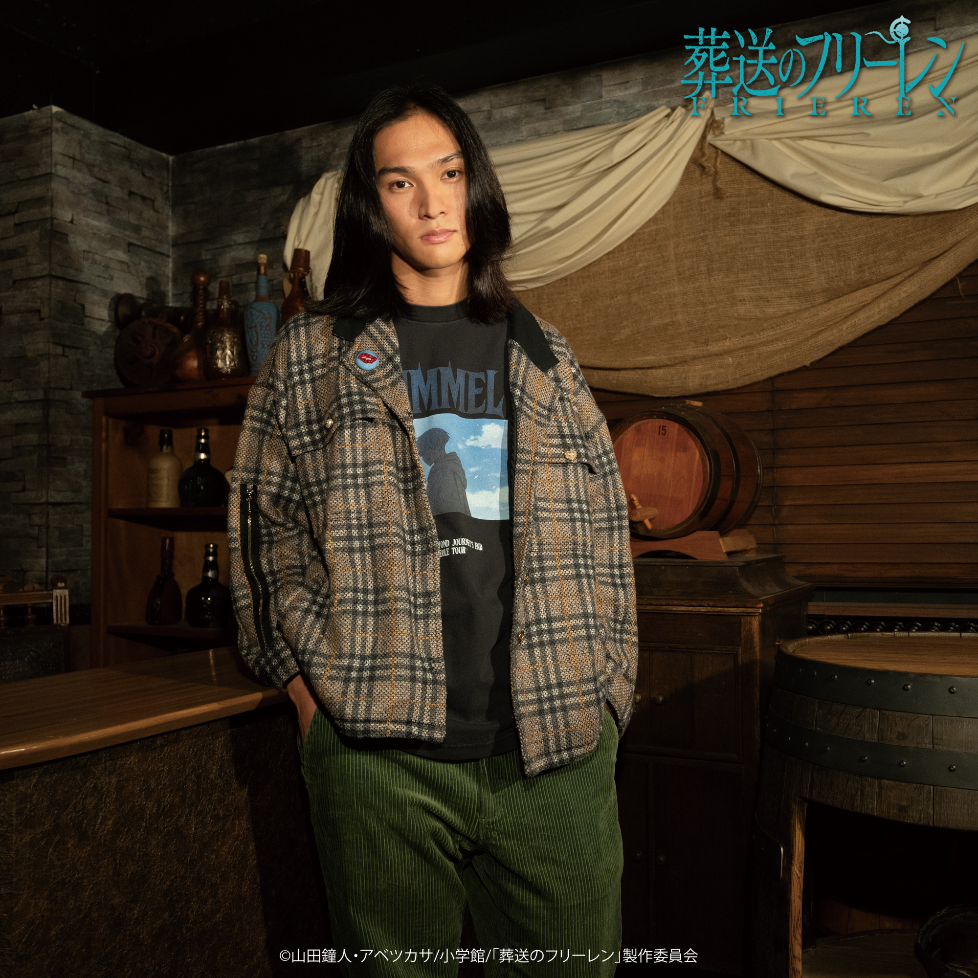 葬送のフリーレン_Lサイズ_TOKYO MADNESS CLUB メタルTシャツ ヒンメル 