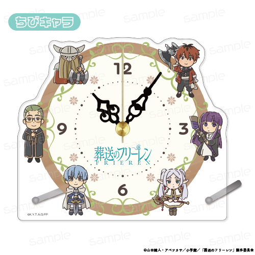 葬送のフリーレン_ちんまりアクリル置時計【ちびキャラ】