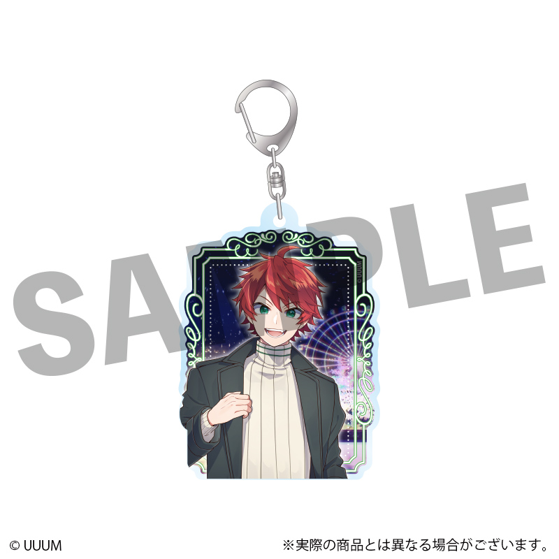 カラフルピーチ_アクリルキーホルダー | j-hobby Collection