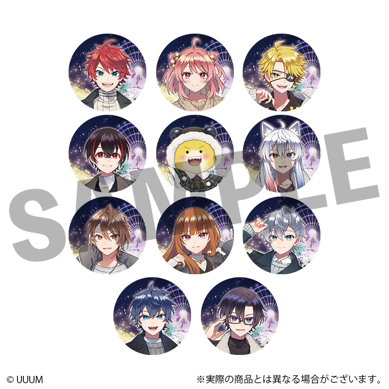 カラフルピーチ_トレーディング缶バッジ（全11種）　【コンプリートBOX／11個入り】