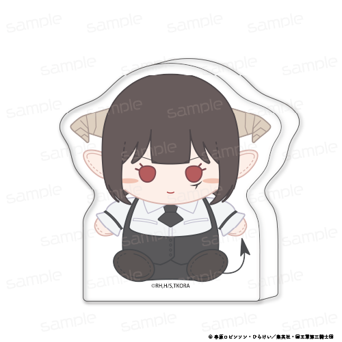 姫様“拷問”の時間です_おすわりもふりん アクリルminiブロック【トーチャー・トルチュール】