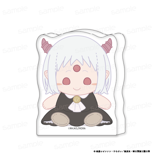 姫様“拷問”の時間です_おすわりもふりん アクリルminiブロック【マオマオちゃん】